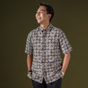 Camarabi - Mandalas Kemeja Batik Pria Premium Lengan Pendek - Mandalas