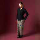 Camilla Black Long Sleeve - Mandalas Women’s Modern Kebaya Top - Mandalas