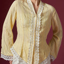 Camilla Butter Long Sleeve - Mandalas Women’s Modern Kebaya Top - Mandalas