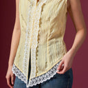 Camilla Butter Sleeveless - Mandalas Women’s Modern Kebaya Top - Mandalas