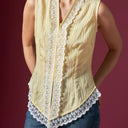 Camilla Butter Sleeveless - Mandalas Women’s Modern Kebaya Top - Mandalas