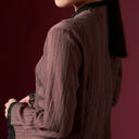 Camilla Espresso Long Sleeve - Mandalas Women’s Modern Kebaya Top - Mandalas