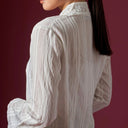 Camilla Milk Long Sleeve - Mandalas Women’s Modern Kebaya Top - Mandalas