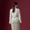 Camilla Milk Long Sleeve - Mandalas Women’s Modern Kebaya Top - Mandalas