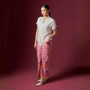 Camilla Milk Short Sleeve - Mandalas Women’s Modern Kebaya Top - Mandalas