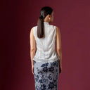 Camilla Milk Sleeveless - Mandalas Women’s Modern Kebaya Top - Mandalas