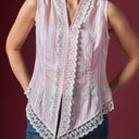 Camilla Sakura Sleeveless - Mandalas Women’s Modern Kebaya Top - Mandalas