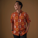 Camora - Mandalas Kemeja Batik Pria Premium Lengan Pendek - Mandalas