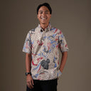 Canaria - Mandalas Kemeja Batik Pria Premium Lengan Pendek - Mandalas