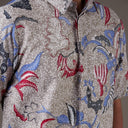 Canaria - Mandalas Kemeja Batik Pria Premium Lengan Pendek - Mandalas