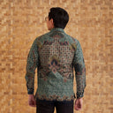Candrakasca - Mandalas Premium Men's Long Sleeve Batik Shirt - Mandalas