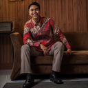 Carmine - Mandalas Kemeja Batik Pria Premium Lengan Panjang - Mandalas