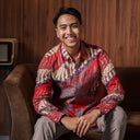 Carmine - Mandalas Kemeja Batik Pria Premium Lengan Panjang - Mandalas