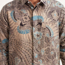 Cayablu - Mandalas Kemeja Batik Pria Premium Lengan Panjang - Mandalas