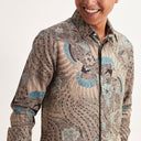 Cayablu - Mandalas Kemeja Batik Pria Premium Lengan Panjang - Mandalas