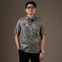 Cayablu - Mandalas Kemeja Batik Pria Premium Lengan Pendek - Mandalas