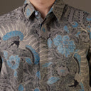 Cayablu - Mandalas Kemeja Batik Pria Premium Lengan Pendek - Mandalas