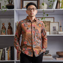 Cayadara - Mandalas Kemeja Batik Pria Premium Lengan Panjang - Mandalas