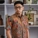 Cayadara - Mandalas Kemeja Batik Pria Premium Lengan Pendek - Mandalas