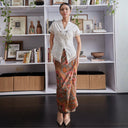 Cayadara - Mandalas Set Sarimbit Couple Kemeja Lengan Panjang dan Rok Batik Premium - Mandalas