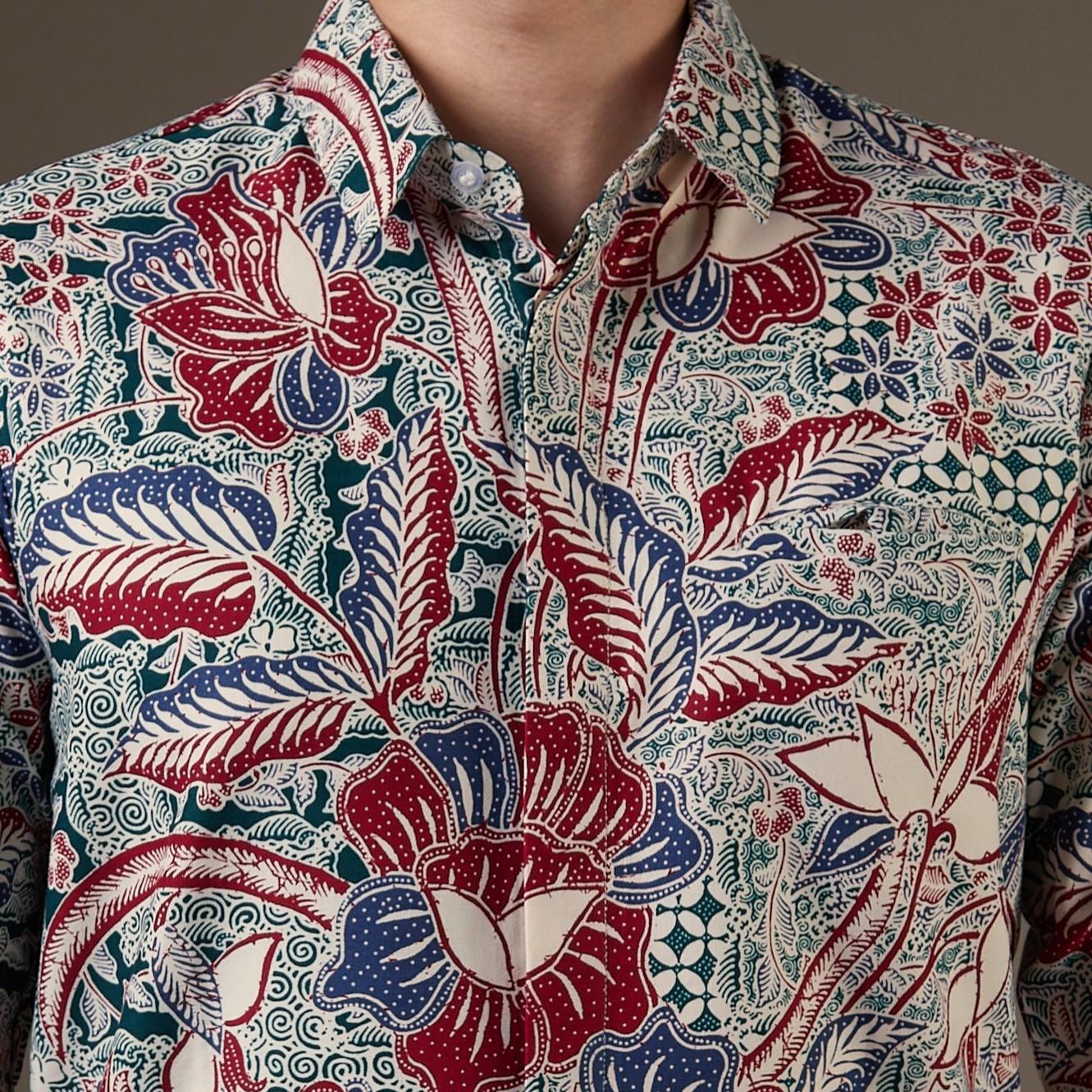 Alujo - Mandalas Kemeja Batik Pria Premium Lengan Panjang