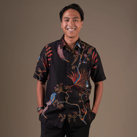Avidian - Mandalas Kemeja Batik Pria Premium Lengan Pendek