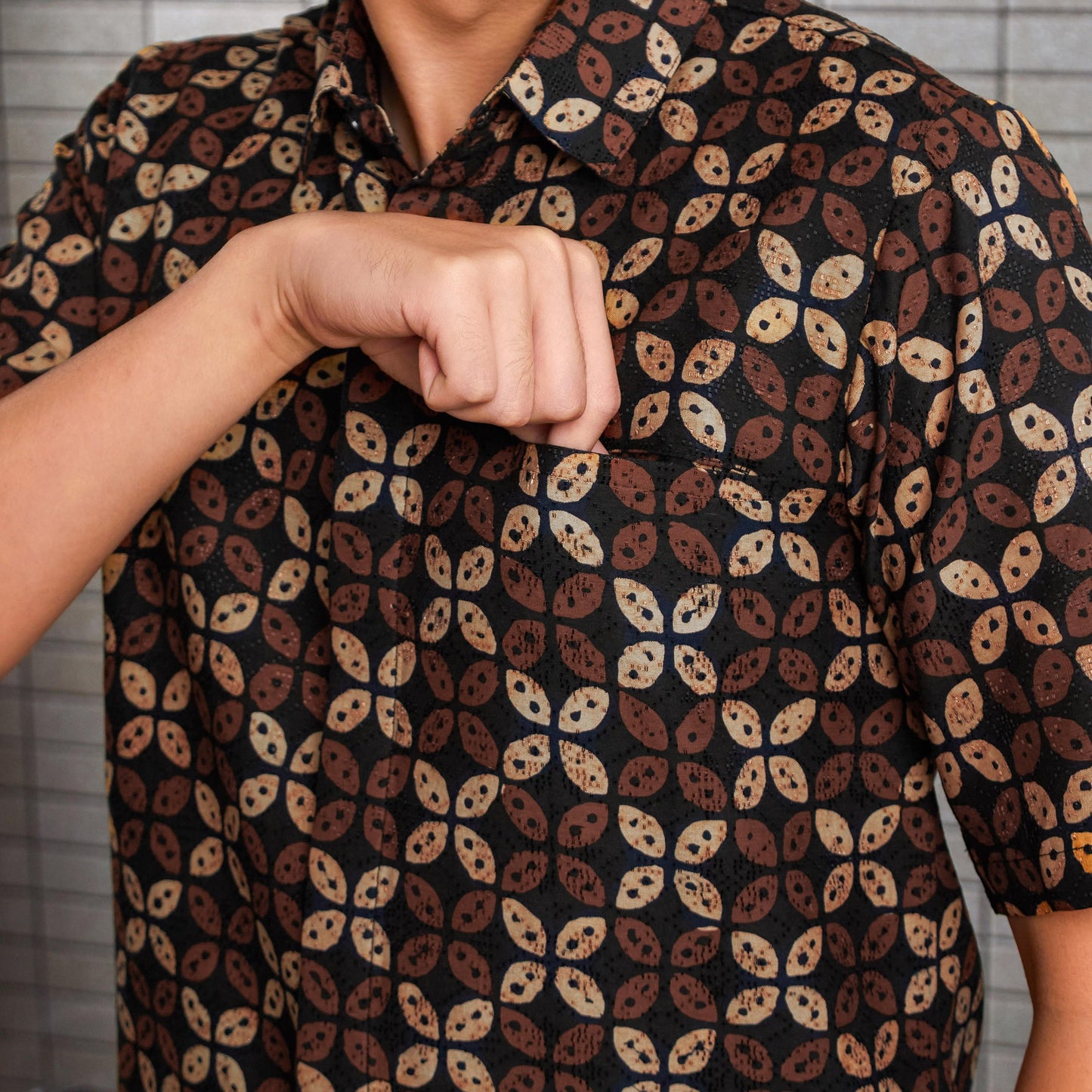 Kujang - Mandalas Kemeja Batik Pria Premium Lengan Pendek