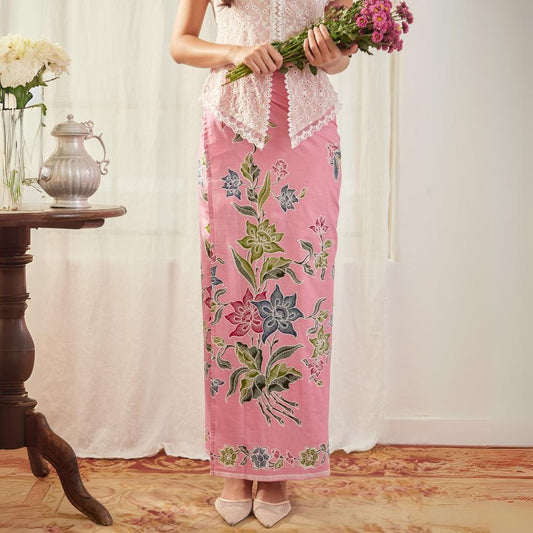 Kalyana Pink - Mandalas Rok Lilit Batik Premium Wanita