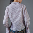 Celina Clay Lengan Panjang - Mandalas Atasan Kebaya Wanita Outer Katun Bordir Modern - Mandalas