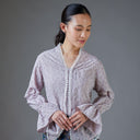 Celina Clay Lengan Panjang - Mandalas Atasan Kebaya Wanita Outer Katun Bordir Modern - Mandalas