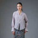 Celina Clay Lengan Panjang - Mandalas Atasan Kebaya Wanita Outer Katun Bordir Modern - Mandalas