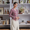 Celina Lengan Panjang - Mandalas Atasan Kebaya Wanita Outer Katun Bordir Modern - Mandalas