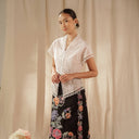 Celina Lengan Pendek - Mandalas Atasan Kebaya Wanita Outer Katun Bordir Modern - Mandalas