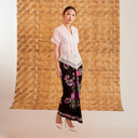 Celine Sakura Short Sleeve - Mandalas Women’s Modern Embroidered Cotton Kebaya Top - Mandalas
