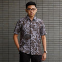 Cendrabu - Mandalas Kemeja Batik Pria Premium Lengan Pendek - Mandalas