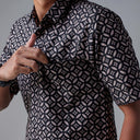 Choven - Mandalas Kemeja Batik Pria Premium Lengan Pendek - Mandalas