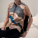 Cidaton - Mandalas Kemeja Batik Pria Premium Lengan Pendek - Mandalas