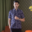 Conteru - Mandalas Kemeja Batik Pria Premium Lengan Pendek - Mandalas
