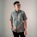 Corejo - Mandalas Kemeja Batik Pria Premium Lengan Pendek - Mandalas