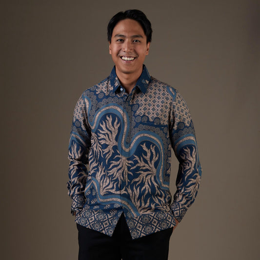 Sonako - Mandalas Kemeja Batik Pria Premium Lengan Panjang