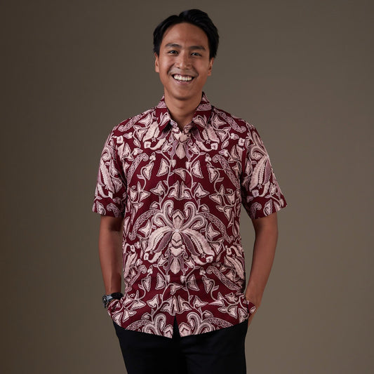 Rediso - Mandalas Kemeja Batik Pria Premium Lengan Pendek