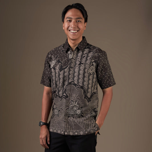 Akadian - Mandalas Kemeja Batik Pria Premium Lengan Pendek