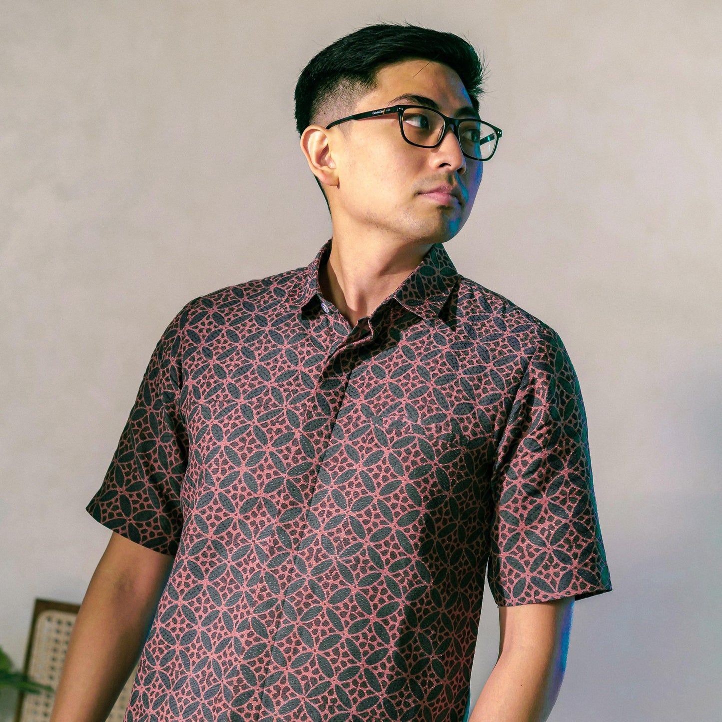 Kabata - Mandalas Premium Men's Short Sleeve Batik Shirt