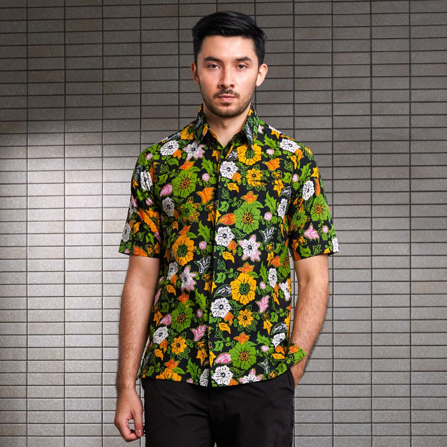 Blume - Mandalas Kemeja Batik Pria Premium Lengan Pendek
