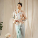 Dalilah Lengan Panjang - Mandalas Atasan Kebaya Set Wanita Outer Batik Bordir Modern - Mandalas