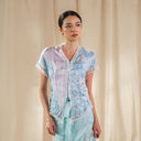 Dalilah Lengan Pendek - Mandalas Atasan Kebaya Set Wanita Outer Batik Bordir Modern - Mandalas