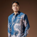 Danavi - Mandalas Kemeja Batik Pria Premium Lengan Panjang - Mandalas