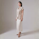 Dara Oat Lengan Pendek - Mandalas Kebaya Kutubaru Wanita Bahan Woven Premium Elegan - Mandalas
