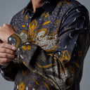 Davidian - Mandalas Kemeja Batik Pria Premium Lengan Panjang - Mandalas