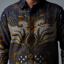 Davidian - Mandalas Kemeja Batik Pria Premium Lengan Panjang - Mandalas